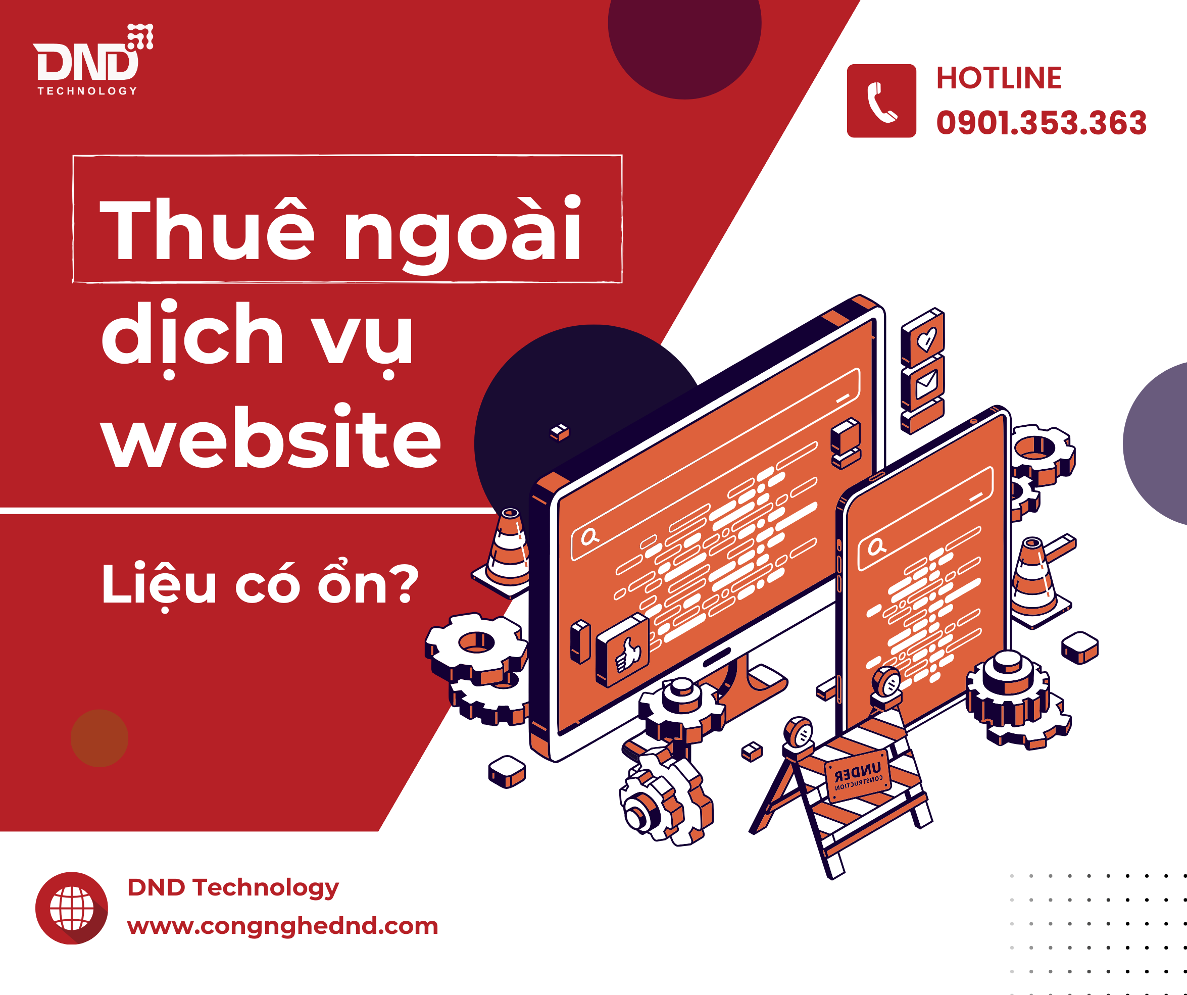 THUÊ NGOÀI DỊCH VỤ XÂY DỰNG, QUẢN TRỊ WEBSITE : NÊN HAY KHÔNG ? 
